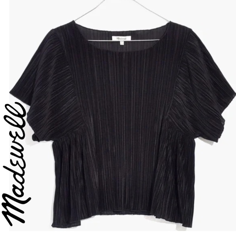 Madewell Micropleat Flowy Top